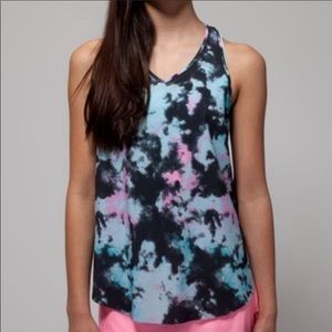 Ivivva Digital Dye Caspian Blue Set Motion Tank